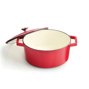 Innate Clinical Wellness Enameled Cast Iron Oval Casserole Pot