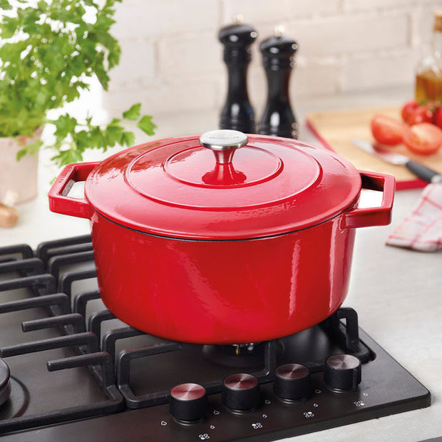 Innate Clinical Wellness Enameled Cast Iron Oval Casserole Pot